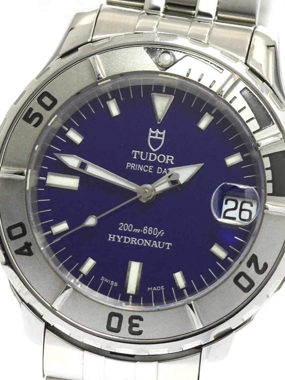 TUDOR Hydro Naut 85190P Date blue Dial Automatic Men's Watch_879252
